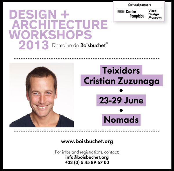 Cristian Zuzunaga and Teixidors - Nomads Workshop